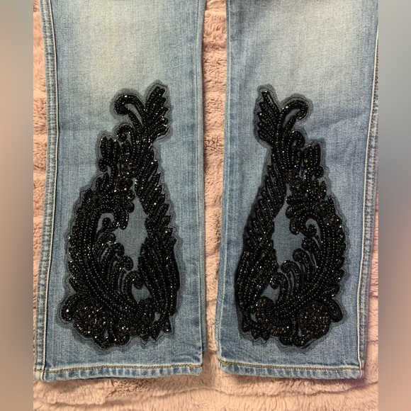 7FAM Edie Embellished Straight Leg Jeans - Picture 11 of 16